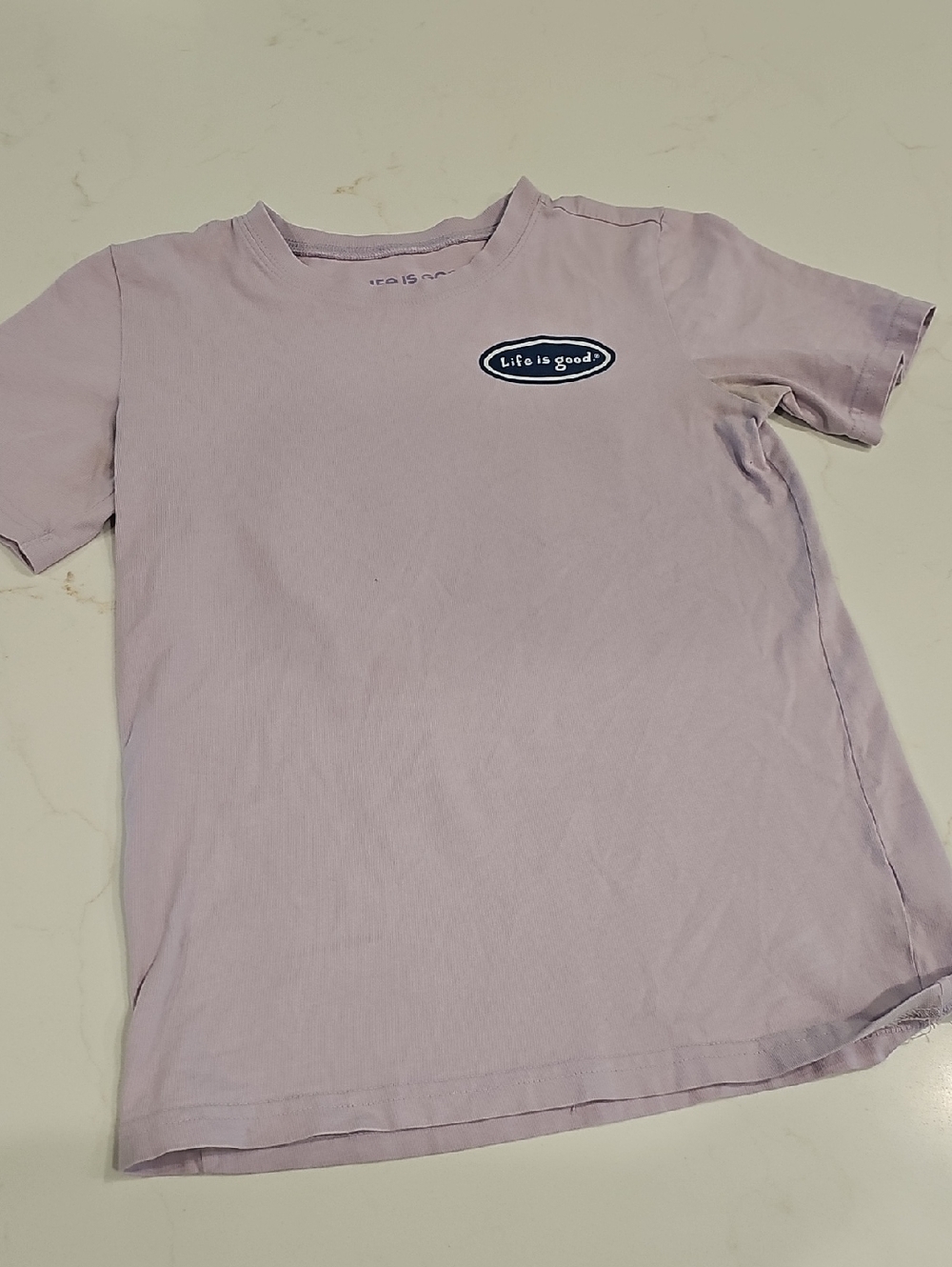 Life Is Good Kids Lavender Short Sleeve Tee